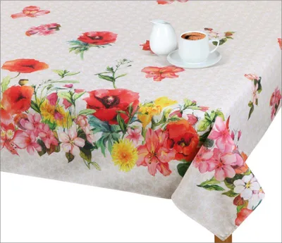 Obrázek produktu pro Ubrus EMA - 135x120 cm - Modrá,Červená,Fialová,Béžová