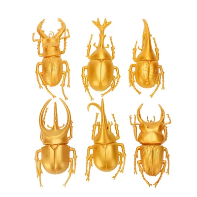 Image de Modèle d'insecte coléoptère,Accessoires pour tours d'Halloween,Jouet insecte,Modèle d'insecte coléoptère,Jouet insecte coléoptère