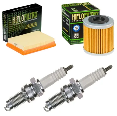 Image de Kit d'entretien pour Aprilia SXV 550 2009-2015 : filtre à air, filtre à huile, bougies d'allumage de Pamoto - Neuf