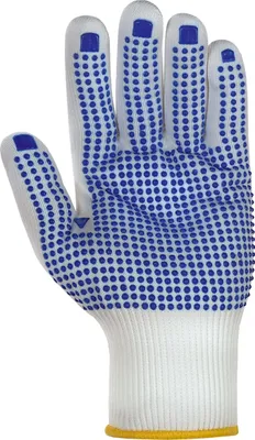 Obrázok produktu pre 12 párov jemných pletených rukavíc NYLON veľkosti 10