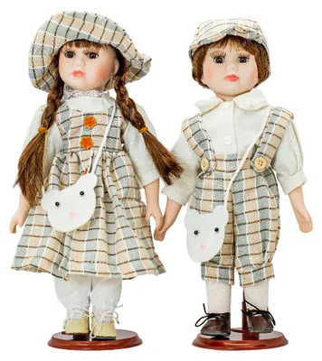 Obrázek produktu pro ARÔME Porcelánová panenka 30 cm, 2 ks