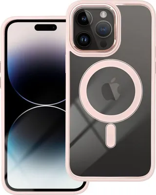 Image de Color Edge Mag Cover compatible avec Mag Safe pour iPhone 11 Pro Max Rose