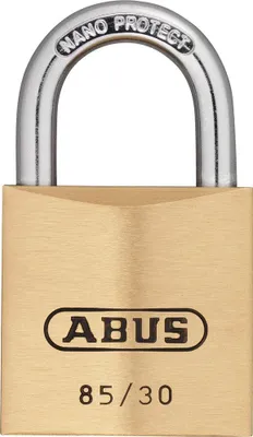 Produktbild von ABUS Hangschloss Messing 85/30 gl.-0135
