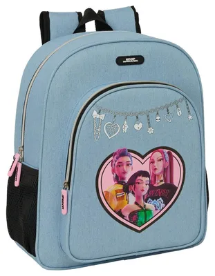 Produktbild von Safta K-pop Demon Hunters 15l Rucksack Blau  Kinder Blau One Size