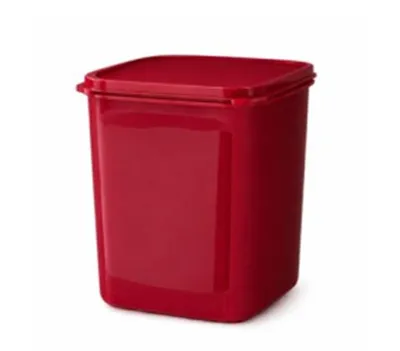 Image de TUPPERWARE Eidgenosse 5,5 L, rouge, carré. Récipient compact et modulaire pour le stockage