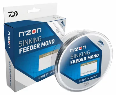 Produktbild von Daiwa N'ZON S. Mono 0.20mm 300m Matt Braun Sinkende Monofilschnur