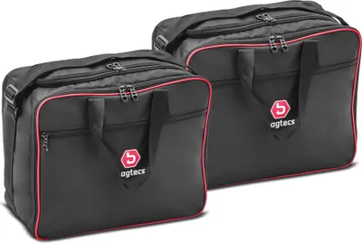 Image de Valises latérales 2x 32L Poches intérieures pour valises moto Aluminium Kunststo