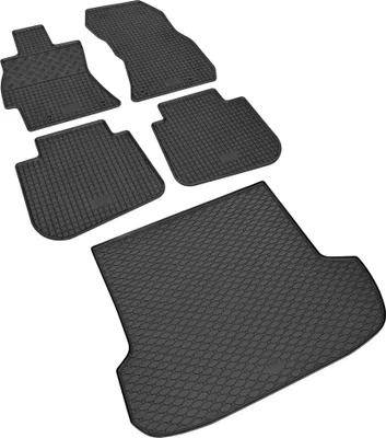 Produktbild von Passgenaue Gummifußmatten und Laderaumwanne von Z4L passend für Subaru Outback ab 2015