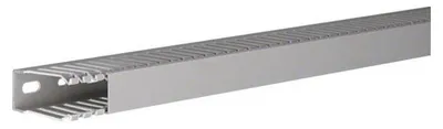 Zdjęcie produktu dla Hager DNG5002507030B, Kanał kablowy, Szary, PCW, V0, 25 mm, 2000 mm