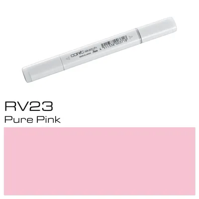 Immagine prodotto di COPIC Sketch pennello e scalpello bifacciale, RV23 rosa puro