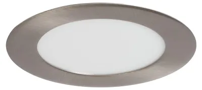 Produktbild von LED Einbaustrahler flach 6W Rund SuperSlim Schnitt Ø 110mm Silber 5000K Kaltweiß