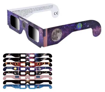 Produktbild von Professionelle Sonnenbrille, Sonnenfinsternisbrille, UV- und IR-Filter, Sonnenbrille für Erwachsene, sicherer Schutz bei direkter Sonneneinstrahlung