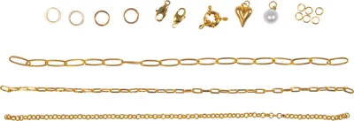 Produktbild von Bastelset "Armbänder Click & Match" Gold