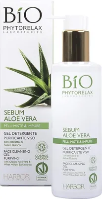 Produktbild von Phytorelax Bio Sebum Aloe Vera Reinigungs Gel 200 ml