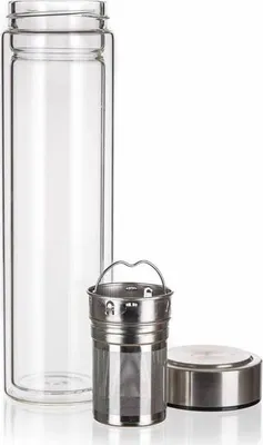 Produktbild von BANKETT Flasche für Tee Doppelwandig GUT 500 ml, mit Sieb