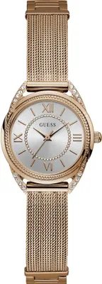 Imagen del producto de Reloj de pulsera para mujer Guess W1084L3, con caja de acero inoxidable y correa de metal