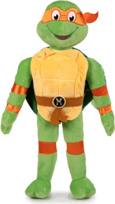 Produktbild von Michelangelo (Orange) Ninja Turtles 22 cm Kuscheltier Stofftier Teenage Mutant Hero Turtles