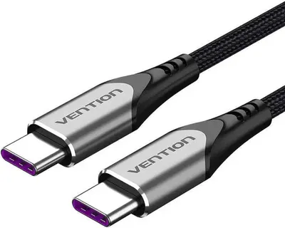 Zdjęcie produktu dla Kabel USB-C 2.0 do USB-C Vention TAEHF PD 100W 1m szary