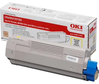 Produktbild von Toner OKI 43872305 yellow (2.000 str.) pre C5650/C5750