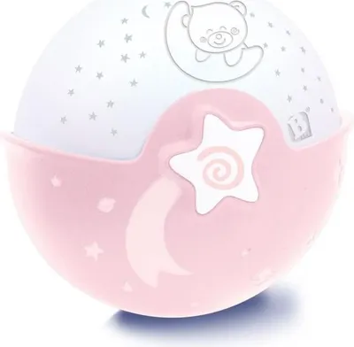 Produktbild von Nachtlicht Projektor, INFANTINO Projecto Lampe, Musik, Geräuschsensor, Schlummerlicht, Rose