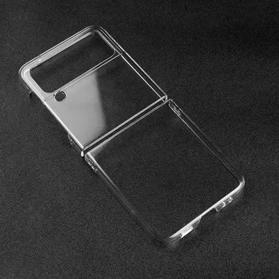 Produktbild von König Design Hülle kompatibel mit Samsung Galaxy Z Flip4 5G Kunststoff Soft Handyhülle - Handy Case Transparent