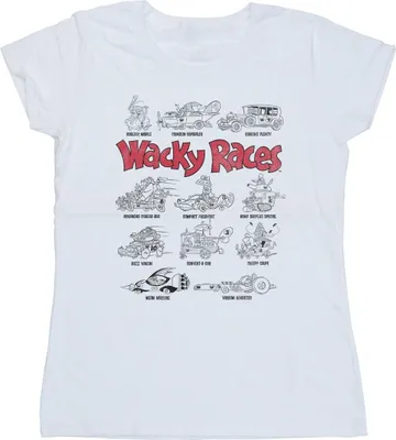 Produktbild von Wacky Races - T-Shirt für Damen BI44766 (XL) (Weiß)