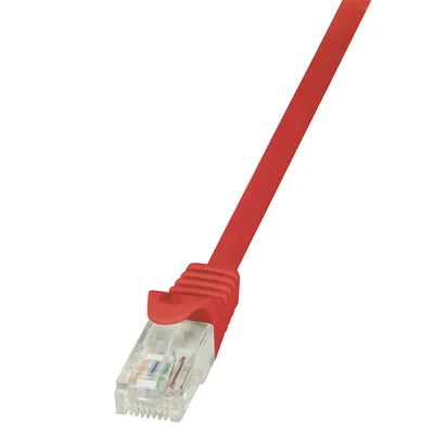 Produktbild von LogiLink 0.5m Cat.6 U/UTP, 0,5 m, Cat6, U/UTP (UTP), RJ-45, RJ-45, Rot