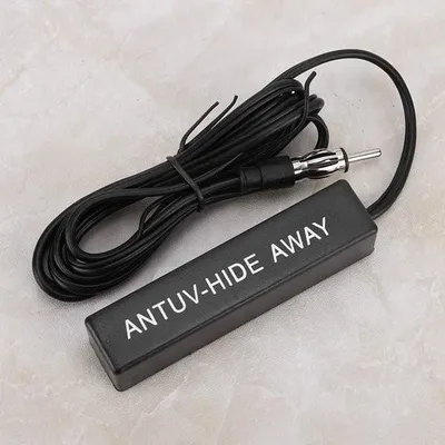 Obrázek produktu pro Univerzální anténa do auta - stereofonní rádiová anténa, skrytá anténa se zesílením signálu - černá.