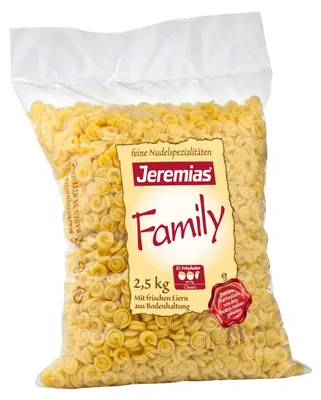 Immagine prodotto di Jeremias Classic Schneckli Famiglia pasta con uova fresche 2500g