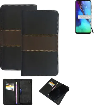 Produktbild von K-S-Trade Hülle Handyhülle kompatibel mit Motorola Moto G Pro Schutzhülle Walletcase Bookstyle Tasche Schutz Case Handytasche Wallet Cover