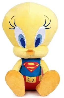 Produktbild von Tweety Plüschtier 27 cm Looney Tunes Superman Superhelden Stofftier