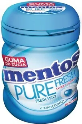 Produktbild von Mentos Pure Frische Minze Flasche 60G