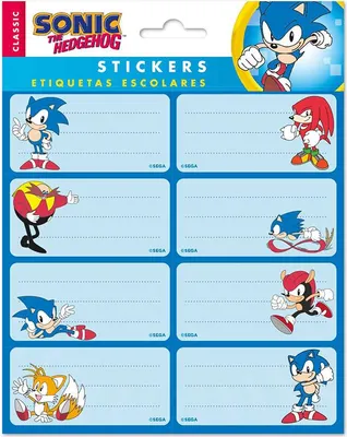 Zdjęcie produktu dla Sonic the Hedhegoh Adhesive labels