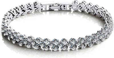 Produktbild von Eleganter, schillernder Strass-Armreif für Damen, Hochzeit, Verlobung, Schmuck