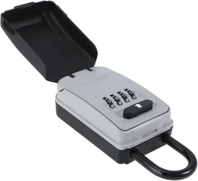 Produktbild von Tragbarer Schlüssel Safe - Kombinationscode - Sichere Schlüssellagerung - Wasserdichte Kombinationsschlitz - 17,9 x 7,2 x 4,7 cm