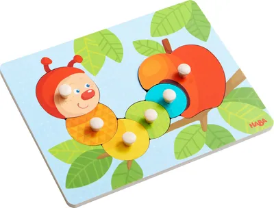Image de HABA Puzzle à saisir Chenille Mina 0303189