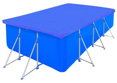 Produktbild von vidaXL Poolabdeckung PE Rechteckig 90 g/qm 540x270 cm