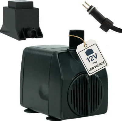Produktbild von Wasserspiel-Pumpe 12 V – 750 L/H | nur 11 Watt | 7m Kabel | 140 cm Förderhöhe | Teichpumpe | Wasserpumpe | Springbrunnen-Pumpe | KEP750L