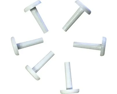 Obrázek produktu pro Fixační kolík na silonové lanko, bílý, 6ks