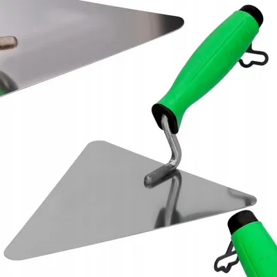 Image de Louche triangulaire acier inoxydable 180 caoutchouc