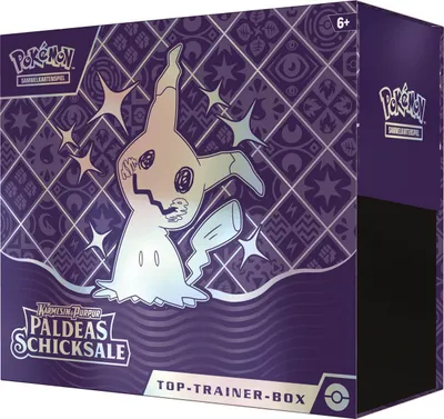 Produktbild von Pokémon Paldeas Schicksale Top Trainer Box DE