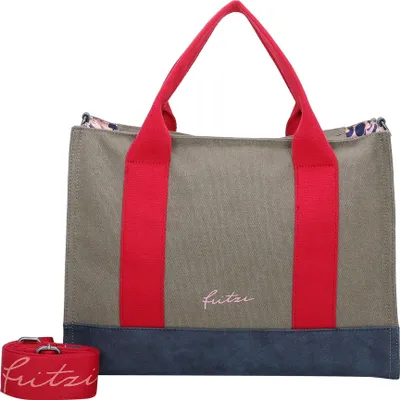 Zdjęcie produktu dla Fritzi aus Preußen Torba na ramię Canvas Tote Bag Olive khaki