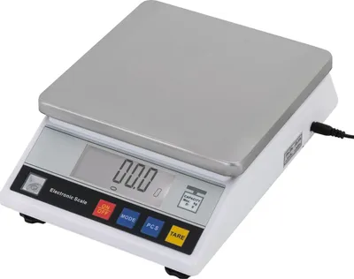 Produktbild von Cyfrowa waga elektroniczna Precyzyjna waga przemysłowa 0,5g-10kg z funkcją liczenia i tarowania Biały