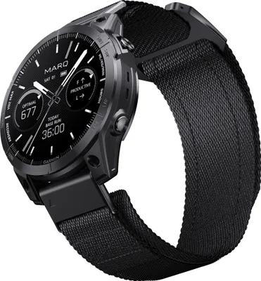 Obrázok produktu pre INF Rýchloupínací 26 mm tkaný nylonový remienok pre hodinky Garmin čierna