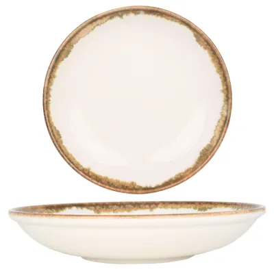 Produktbild von Kütahya Porselen Tiefe Teller - Fluer Amber - Porzellan - 25 cm (1250cc)