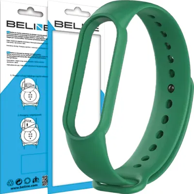 Zdjęcie produktu dla Beline Pasek Mi Band 3/4 Zielony/Green