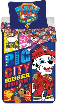 Produktbild von Paw Patrol Big City Bettwäsche 140×200cm, 70×90 cm