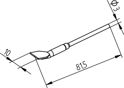 Produktbild von Ersa Entlötspitzenpaar Serie 452, FDLF100/10,0 mm, für SOIC 16 0452FDLF100/SB (Pack à 2 Stück)