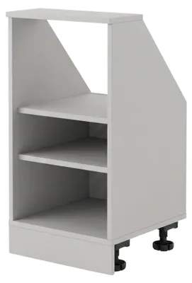 Productafbeelding van INNOVAHOME Schuine dakopbouw kast 40cm. Lage kast, wit