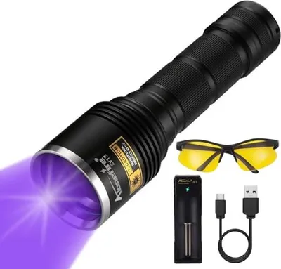 Produktbild von Alleinfire SV13 15 W UV Torch 365 nm tragbarer wiederaufladbarer ultraviolett schwarzer Licht Urindetektor, Harz, Fischerei, Bernstein, Skorpion - Sic